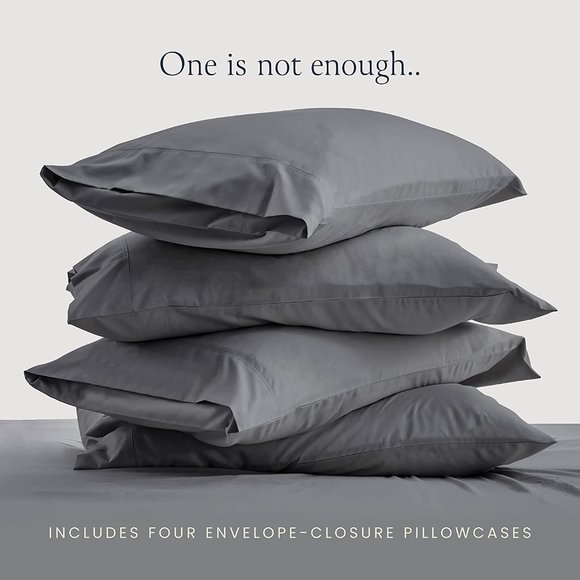 New King Size Bed Sheets Set - Silky Soft Full Sheet Set - Luxury 6 Piece Bed Sh - Picture 7 of 7